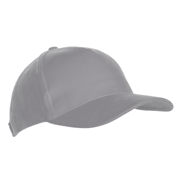 Бейсболка STAN 5 клиньев хлопок 280,03, Светло-серый (72)