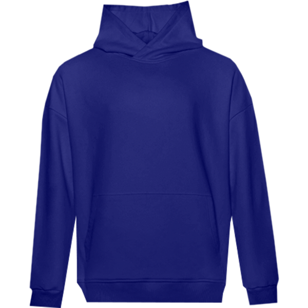 Худи унисекс STAN оверсайз футер без начёса 350, 66, Синий электрик