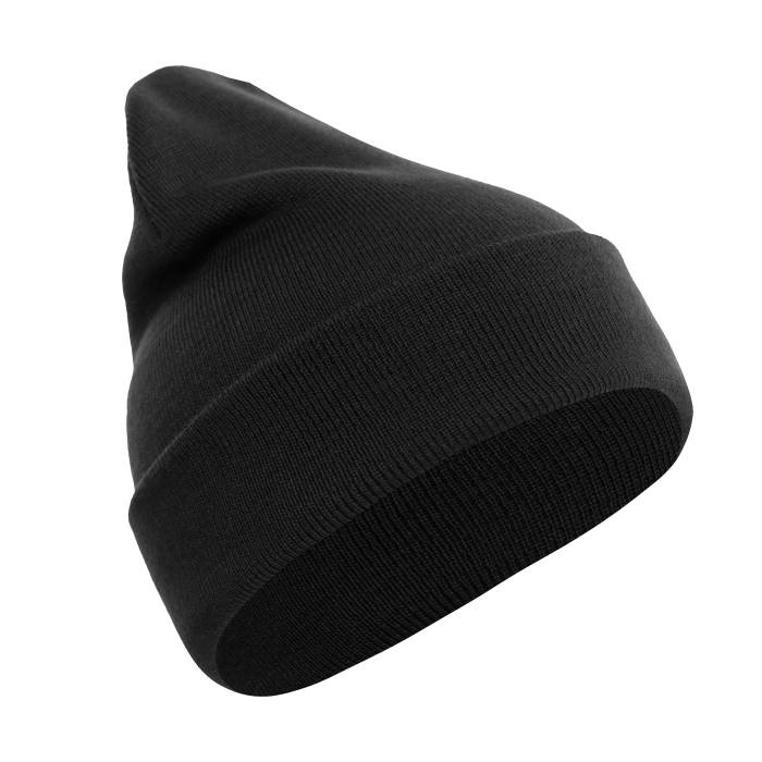 Черная шапка арт. 017 из 100% акрила, 300 гр/м2, оптом | Мерч, униформа и текстиль для бизнеса  фото-0