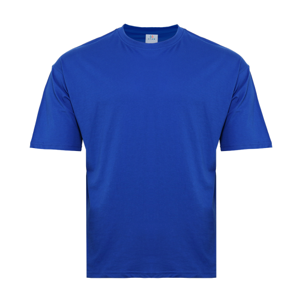 Футболка унисекс оверсайз STAN хлопок 140, 39, Синий электрик