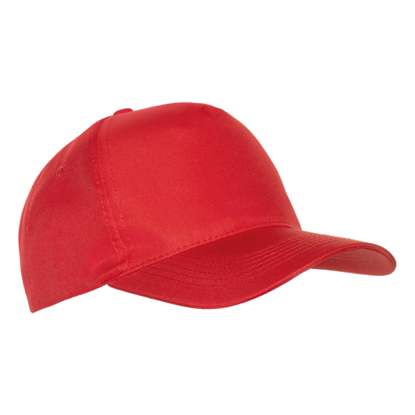 Бейсболка STAN 5 клиньев арт. 10P, Красный 