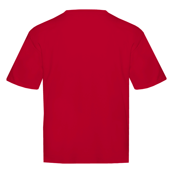 Красная футболка арт. 56 оверсайз кроя из 100% хлопка, 240 гр/м2, оптом | Мерч, униформа и текстиль для бизнеса  фото-2