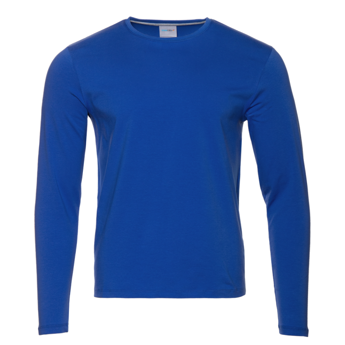 Футболка унисекс с длинным рукавом STAN хлопок/эластан 180, 35X, Синий (16) фото-0
