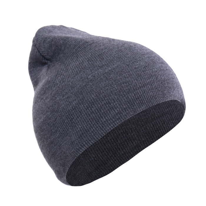Темно-серая шапка арт. 016 из 100% акрила, 300 гр/м2, оптом | Мерч, униформа и текстиль для бизнеса  фото-0