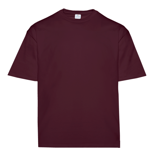 Футболка оверсайз арт. 56, Бордовый