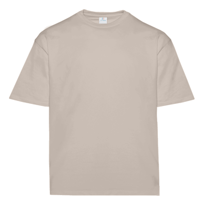 Футболка унисекс оверсайз STAN хлопок  260, 156, Песочно-бежевый (541) фото-0