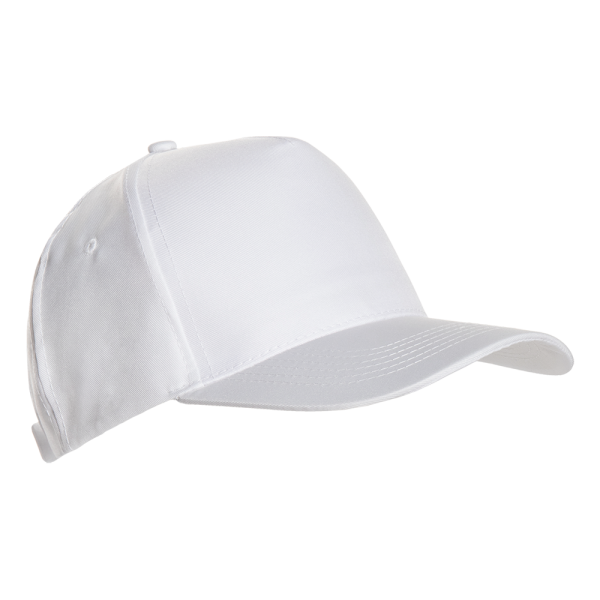 Бейсболка STAN 5 клиньев полиэстер 150, 10P, Белый 