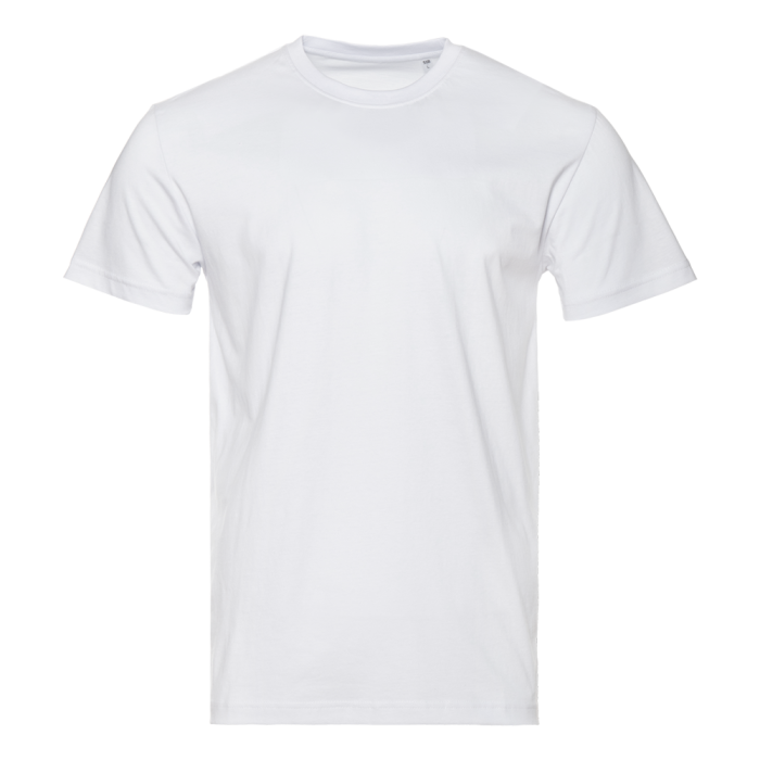 Белая футболка арт. 52 прямого кроя из 100% хлопка, 150 гр/м2, оптом | Мерч, униформа и текстиль для бизнеса  фото-0