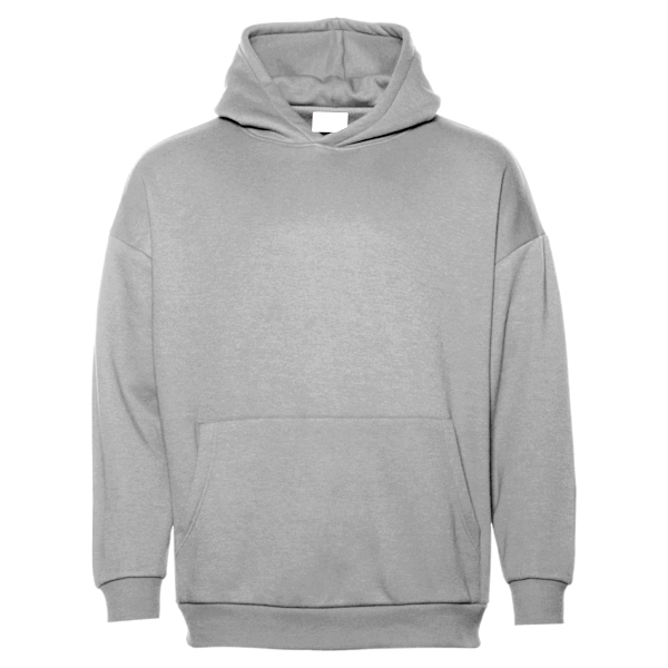Худи оверсайз арт. 69, Серый меланж