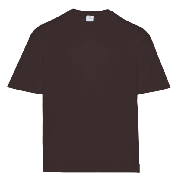 Футболка оверсайз арт. 56, Темно-шоколадный
