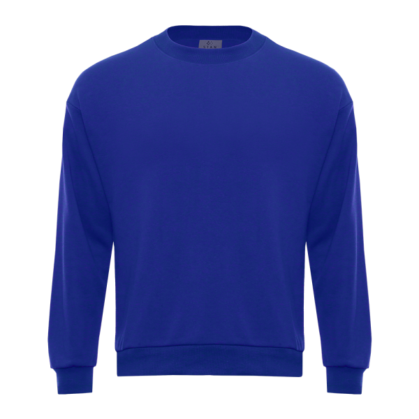 Свитшот унисекс STAN футер без начёса, 350, 96, Синий электрик