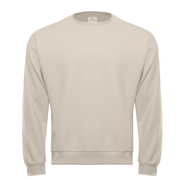 Свитшот унисекс STAN футер без начёса, 350, 96, Молочный