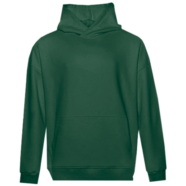 Худи футер без начёса арт. 66, Тёмно-зелёный