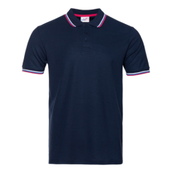 Рубашка поло мужская триколор STAN хлопок/полиэстер 185, 04RUS Рубашка поло мужская триколор STAN хлопок/полиэстер 185, 04RUS