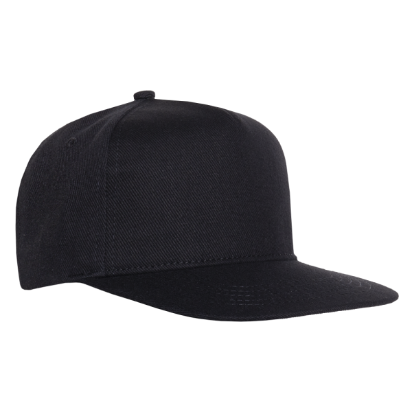 Бейсболка прямой козырёк арт. 08, Чёрный