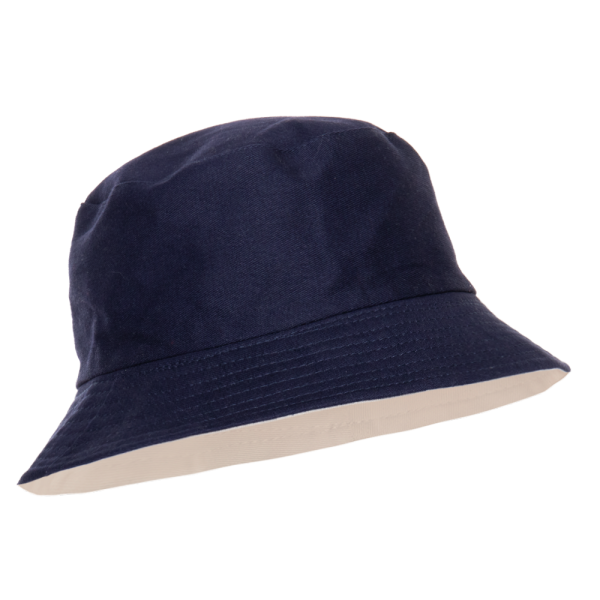 Панама двусторонняя арт. 14TC, Т.синий/Бежевый