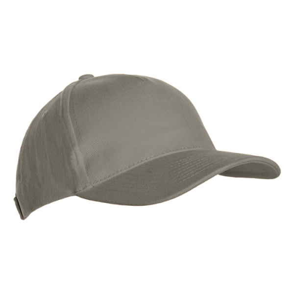 Бейсболка STAN 5 клиньев хлопок 280,03, Светло-серый (72)