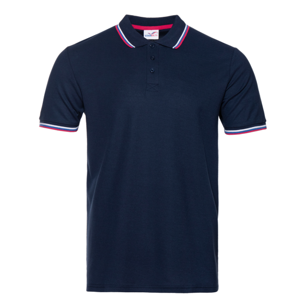 Рубашка поло арт. 04RUS, Т-синий