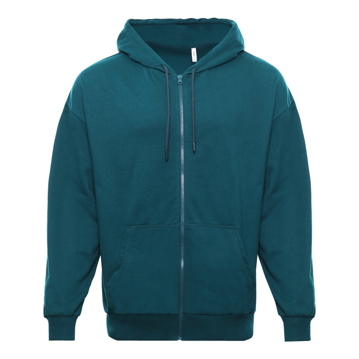 Толстовка мужская STAN с капюшоном на молнии футер без начёса 240, 99, Темно-зеленый (130) фото-0