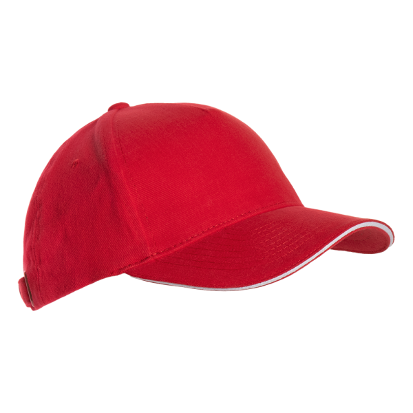 Бейсболка с кантом арт. 11K, Красный