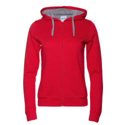 Толстовка женская STAN с капюшоном на молнии футер с начёсом 280, 17W