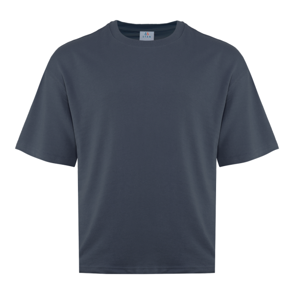 Футболка унисекс оверсайз STAN хлопок/полиэстер 260, 40, Графит