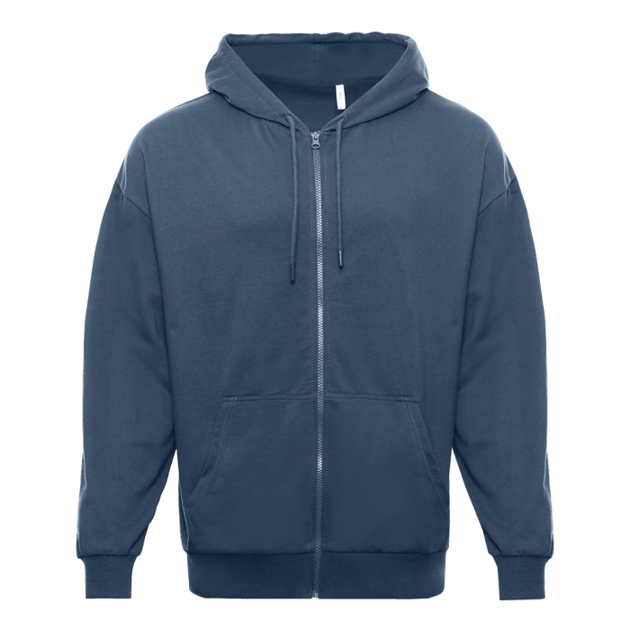 Толстовка мужская STAN с капюшоном на молнии футер без начёса 240, 99, Графит (101) фото-0