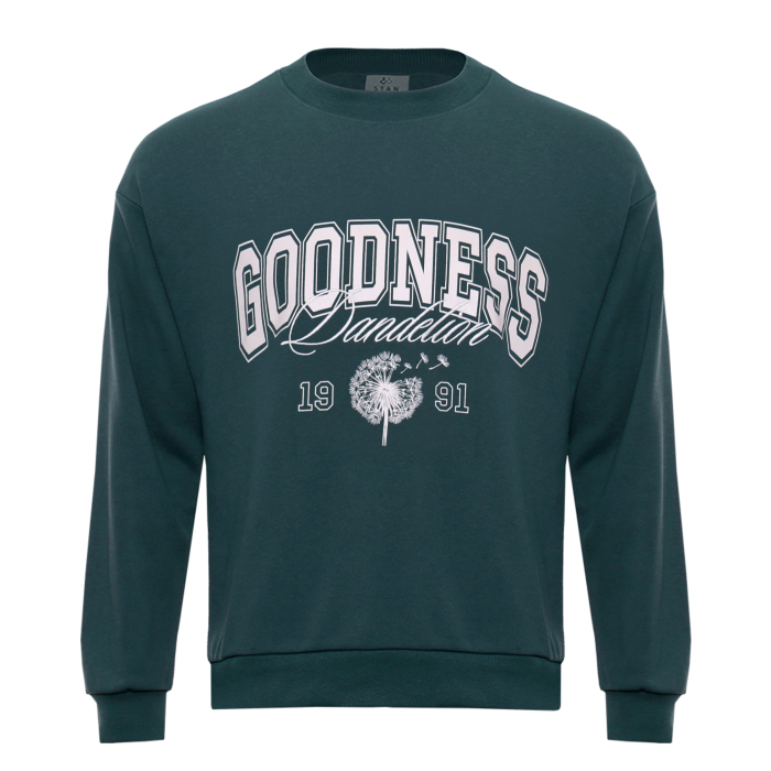 Свитшот "Goodness",96, Тёмно-зелёный (130)  фото-0