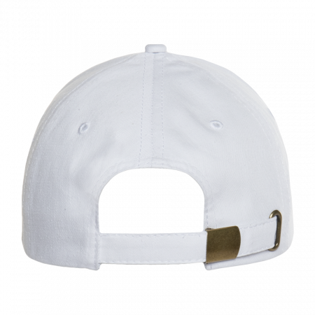 Белая бейсболка арт. 01, 5 клиньев из 100% хлопка, 330 гр/м2, оптом | Мерч, униформа и текстиль для бизнеса  фото-3
