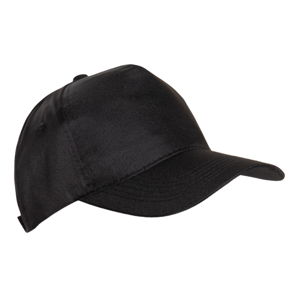 Бейсболка STAN 5 клиньев арт. 10P, Чёрный 