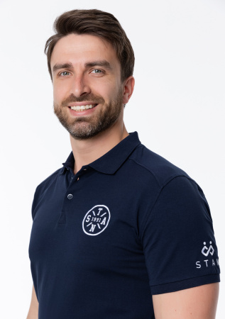 Рубашка поло унисекс STAN хлопок/эластан 200, 05, Т-синий (46)  photo-13