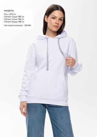 Худи унисекс STAN футер без начёса 260, 23, Белый (10) | Мерч, униформа и текстиль для бизнеса photo-3