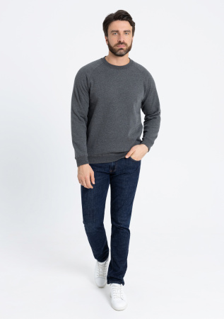 Свитшот унисекс STAN  футер с начёсом 260, 53, Тёмный меланж (60) | Мерч, униформа и текстиль для бизнеса photo-4