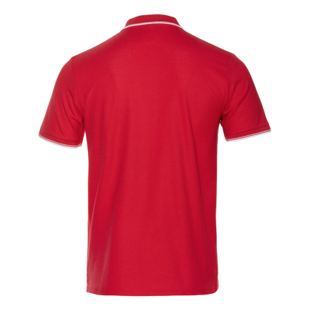 Рубашка поло мужская STAN с окантовкой хлопок/полиэстер 185, 04T, Красный (14) | Мерч, униформа и текстиль для бизнеса photo-1