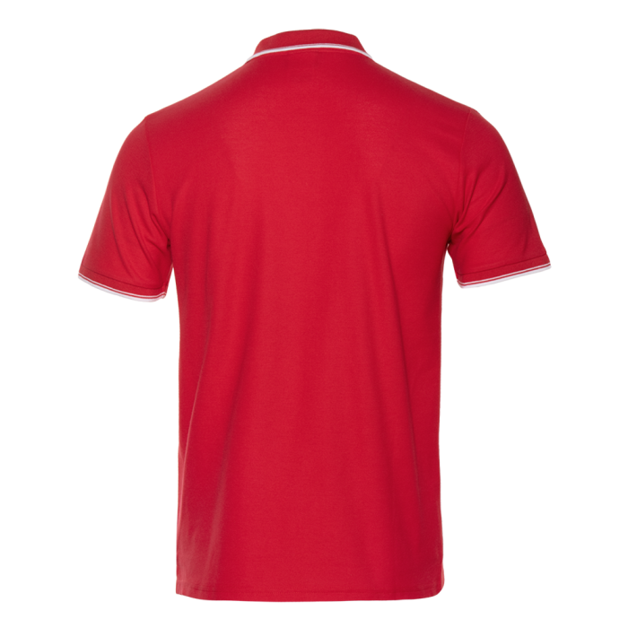 Рубашка поло мужская STAN с окантовкой хлопок/полиэстер 185, 04T, Красный (14) | Мерч, униформа и текстиль для бизнеса фото-1