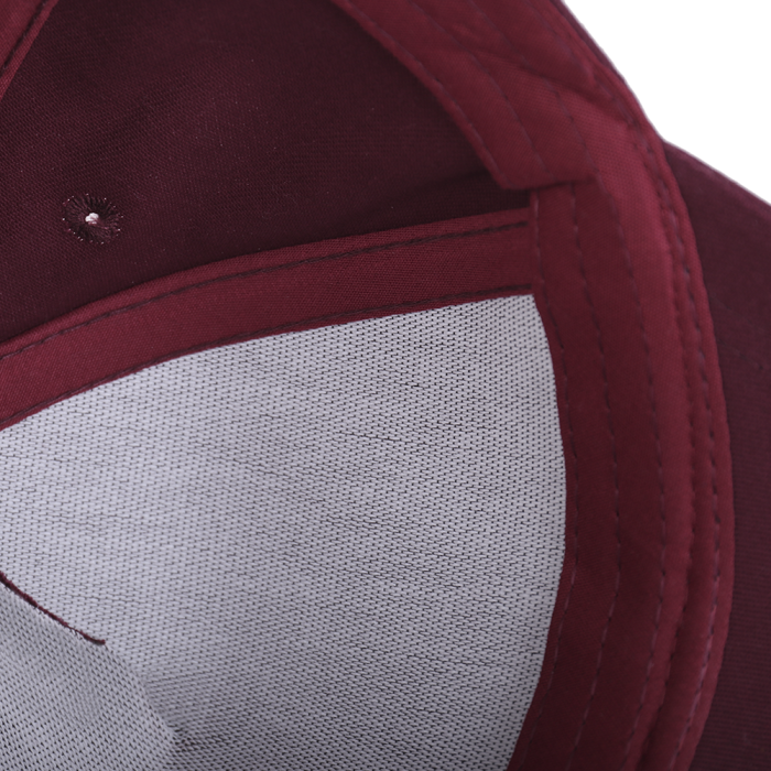 Бордовая бейсболка 5 клиньев из 100% хлопка, оптом | Мерч, униформа и текстиль для бизнеса  фото-3