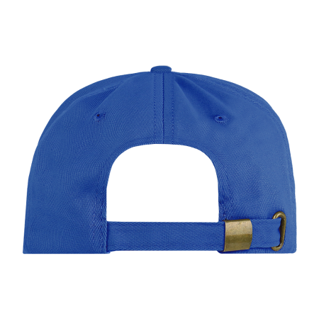 Синяя бейсболка арт. 12, 5 клиньев из 100% хлопка, 260 гр/м2, оптом | Мерч, униформа и текстиль для бизнеса photo-3