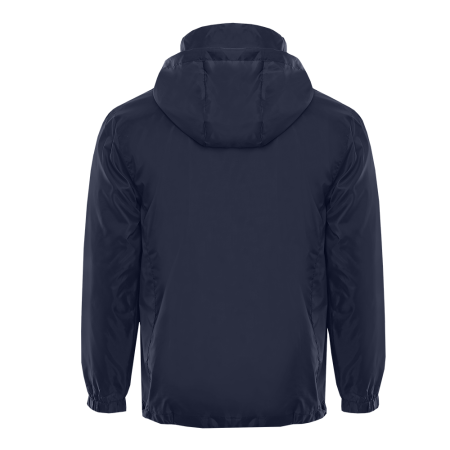 Темно-синяя однотонная утепленная ветровка арт. 60, 100% полиэстер, Dewspo 210T | Мерч, униформа и текстиль для бизнеса photo-2