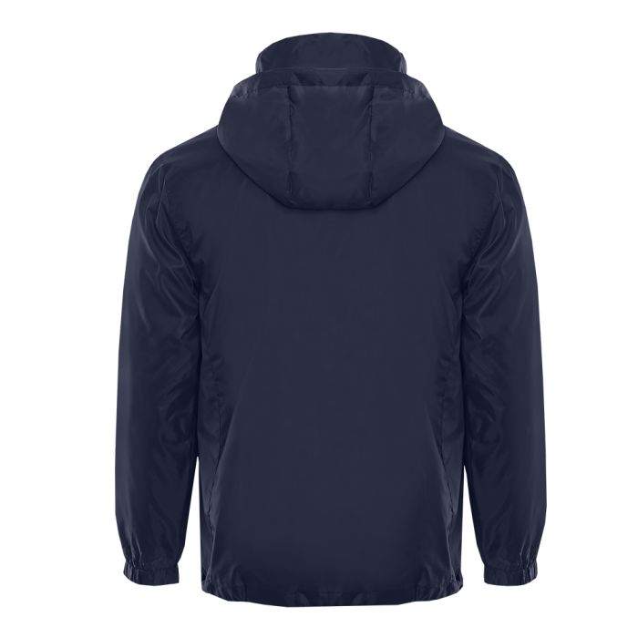 Темно-синяя однотонная утепленная ветровка арт. 60, 100% полиэстер, Dewspo 210T | Мерч, униформа и текстиль для бизнеса фото-2