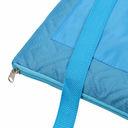 Бирюзово-оранжевый плед арт. 307, 100% полиэстер, оптом | Мерч, униформа и текстиль для бизнеса photo-2