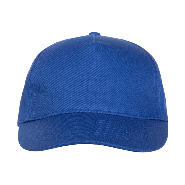 Синяя бейсболка арт. 10L, 5 клиньев из 100% хлопка, 150 гр/м2, оптом | Мерч, униформа и текстиль для бизнеса  фото-2