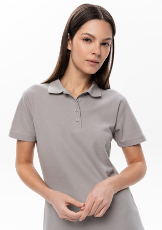 Рубашка поло женская STAN хлопок/полиэстер 185, 04WL, С-серый (72) photo-7