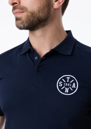 Рубашка поло унисекс STAN хлопок/эластан 200, 05, Т-синий (46)  photo-11