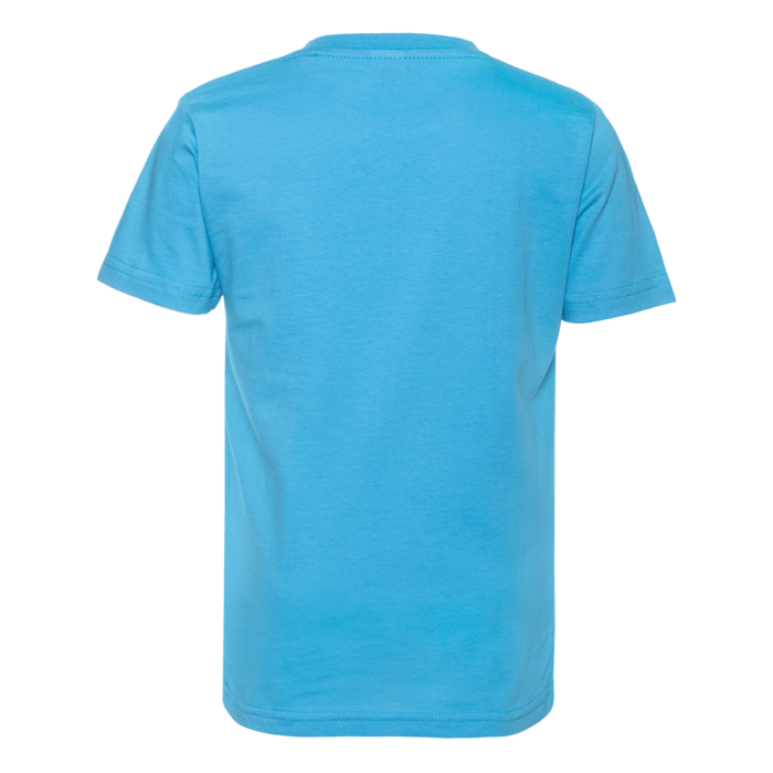 Бирюзовая детская футболка арт. 06U оверсайз кроя из 100% хлопка, 140 гр/м2, оптом | Мерч, униформа и текстиль для бизнеса фото-1