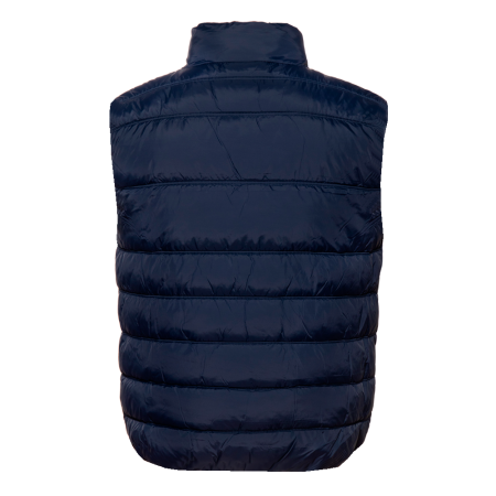 Темно-синий однотонный утепленный жилет арт. 82, 100% нейлон, оптом | Мерч, униформа и текстиль для бизнеса photo-1