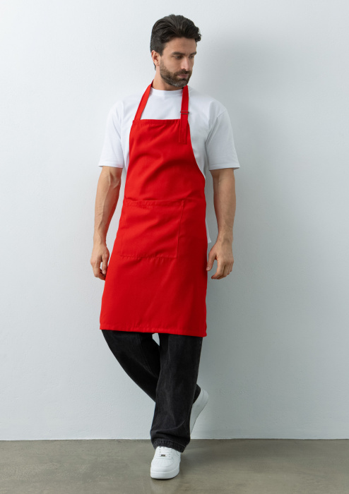 Фартук с грудкой, 240, 01, Красный (14) фото-3