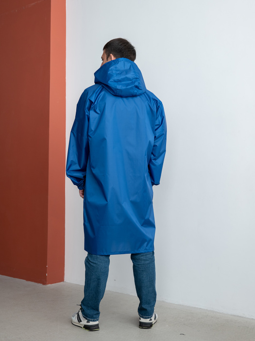 Синий однотонный дождевик арт. 305, Taffeta 190 T PU (100% полиэстер) | Мерч, униформа и текстиль для бизнеса фото-4