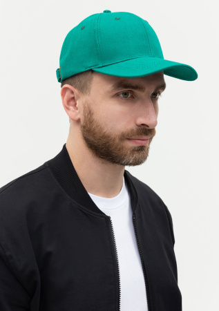 Зеленая бейсболка 6 клиньев из хлопка, оптом | Мерч, униформа и текстиль для бизнес  photo-6