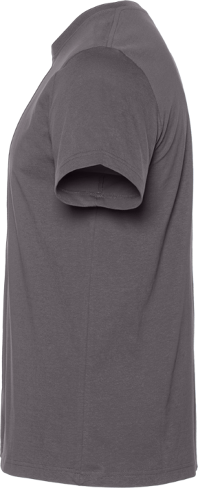 Тёмно-серая футболка арт. 08 прямого кроя из 100% хлопка, 180 гр/м2, оптом | Мерч, униформа и текстиль для бизнеса  фото-3