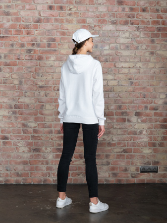 Серое/черное худи арт. 20, футер с начесом 60% хлопок, 40% полиэстер, 260 гр/м2 | Мерч, униформа и текстиль для бизнеса photo-4